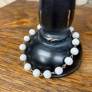 TRIFARI PAT. PEND Milk Glass Bracelet